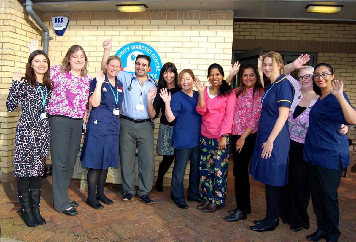 Photo KGH Diabetes Centre Team Promoting World Diabetes Day 14 November 2018